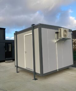 10ft × 10ft Jackleg Cabin (Site Cabin with A/C) – Portable Office or Accommodation