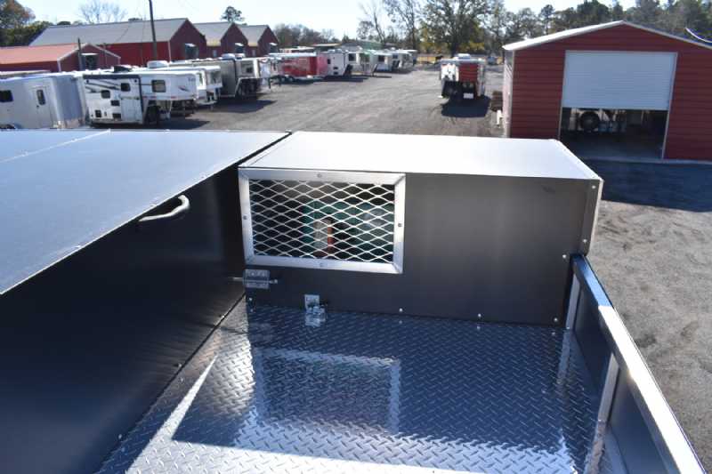 2021 Lakota Bighorn 8418GLQUG 4 Horse Trailer with 18′ Short Wall - Image 36