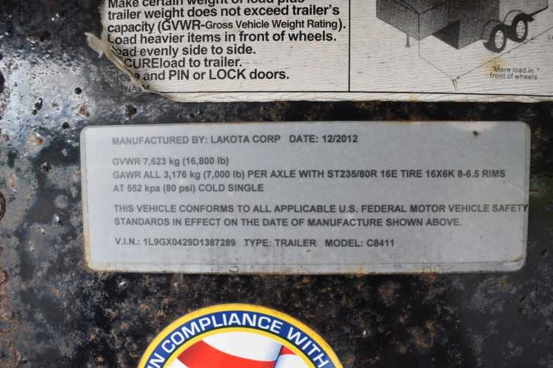 2013 Lakota Charger 8411LQ 4 Horse Trailer with 13′ Short Wall - Image 36