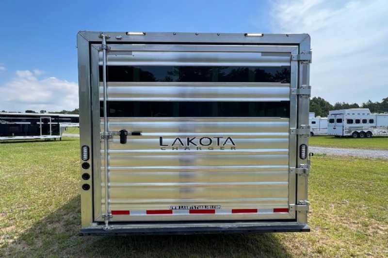 2024 Lakota Charger LE81413SR Stock Trailer with 13′ Short Wall - Image 28