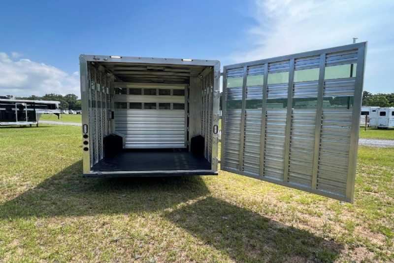 2024 Lakota Charger LE81413SR Stock Trailer with 13′ Short Wall - Image 27