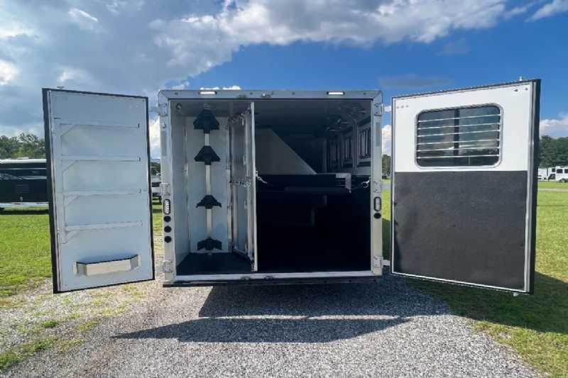 2024 Lakota Charger 8411RKGLQ 4 Horse Trailer with 11′ Short Wall - Image 30