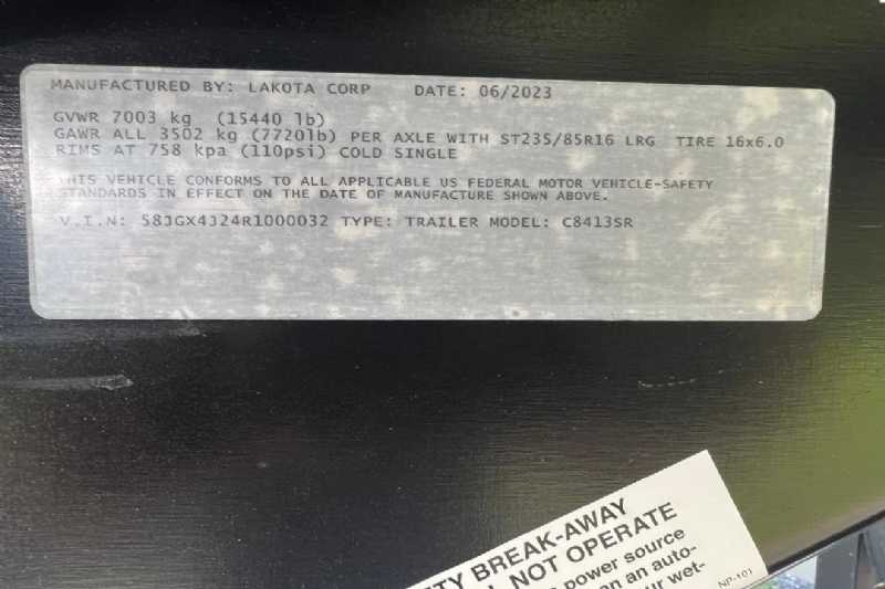 2024 Lakota Charger 8411RKGLQ 4 Horse Trailer with 11′ Short Wall - Image 7