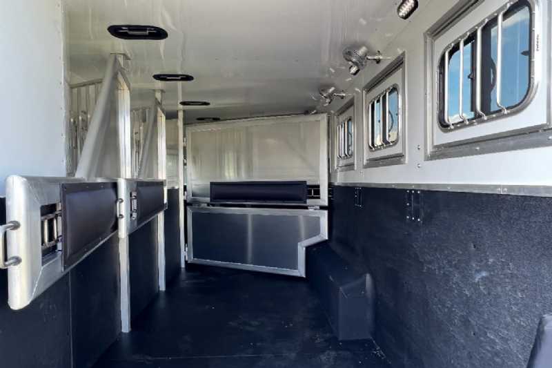 2024 Lakota Charger 8411RKGLQ 4 Horse Trailer with 11′ Short Wall - Image 26