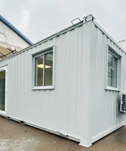 21ft x 8ft Custom Office Cabin – Refurbished Portable Building with A/C & Glazed Door