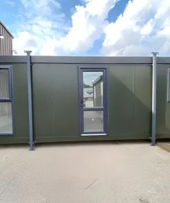 Alternative view of 24ft x 10ft Jackleg Cabin (Site Cabin)