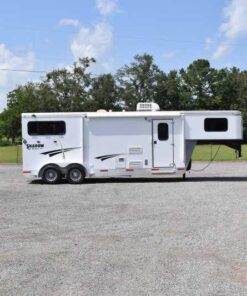 2014 Shadow 7208GLQ 2 Horse Trailer with 8′ Short Wall