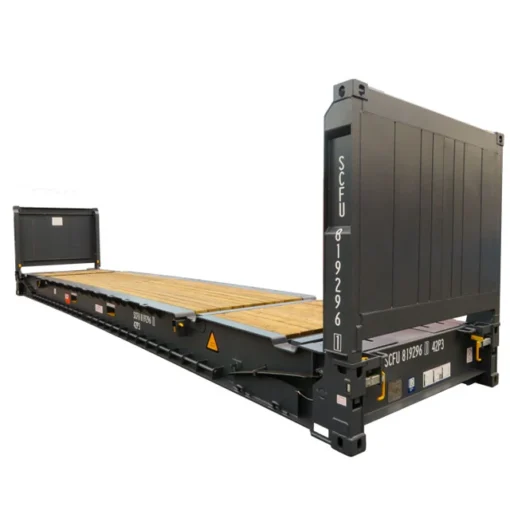 New 40ft Flat Rack Shipping Container - Revolution containers