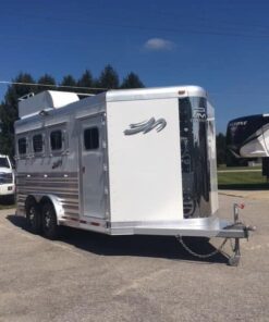 2018 Platinum Coach 3 Horse Bumper Pull