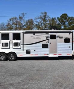 2015 Lakota 8411GLQ 4 Horse Trailer with 11′ Short Wall