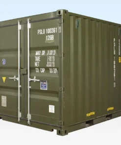 10FT X 8FT Shipping Container (One Trip) Green (RAL 6007)