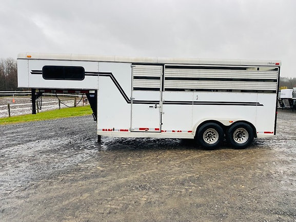 Used 2006 Adam 3 horse stock combo - Image 2
