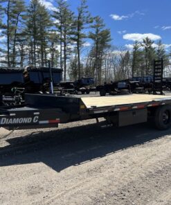 Alternative view of 2024 Diamond C 8.5×20 20K Deckover Equipment Trailer w/ 72” Flip-Knee Ramps
