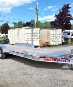 2024 N&N Trailers 7×20+3 Galvanized 22.5K Lowpro Equipment Trailer w/HD Full Width Ramps
