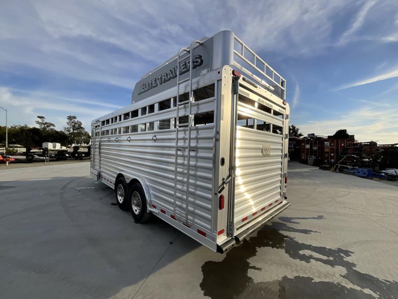 NEW 2024 Elite Trailers 5 Horse Stock Combo BP Horse Trailer - Image 5