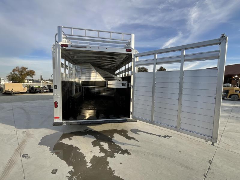 NEW 2024 Elite Trailers 5 Horse Stock Combo BP Horse Trailer - Image 9