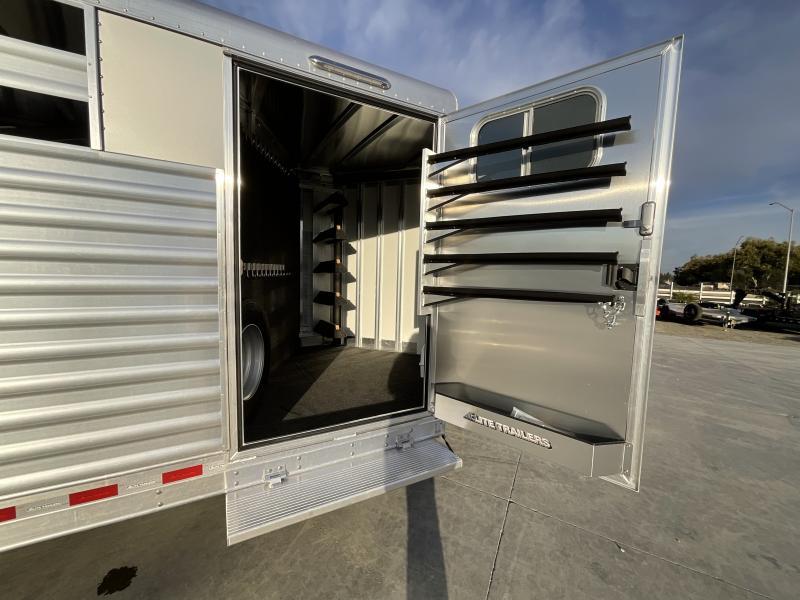 NEW 2024 Elite Trailers 5 Horse Stock Combo BP Horse Trailer - Image 22