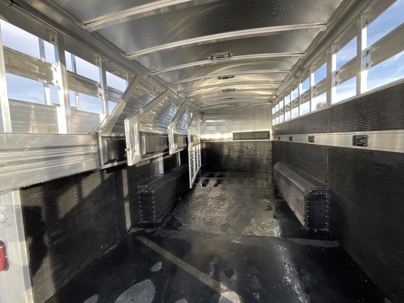 NEW 2024 Elite Trailers 5 Horse Stock Combo BP Horse Trailer - Image 17