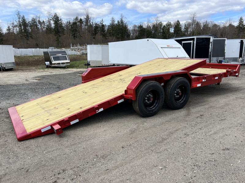 2024 Rice Trailers 7×22 16K Tilt Deck Powder Coat Equipment w/Toolbox - Image 12