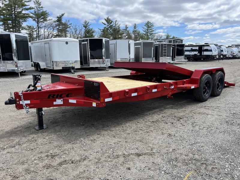 2024 Rice Trailers 7×22 16K Tilt Deck Powder Coat Equipment w/Toolbox - Image 10